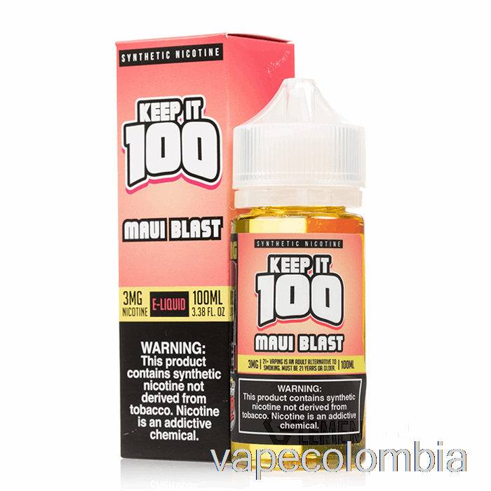 Vape Kit Completo Maui Blast - Keep It 100 E-líquido - 100ml 6mg